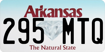 AR license plate 295MTQ