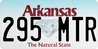 AR license plate 295MTR