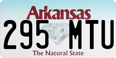 AR license plate 295MTU