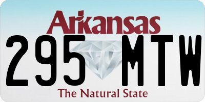 AR license plate 295MTW