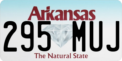 AR license plate 295MUJ