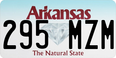 AR license plate 295MZM
