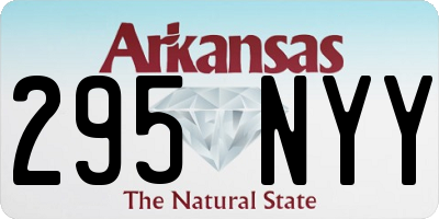 AR license plate 295NYY