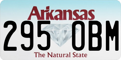 AR license plate 295OBM