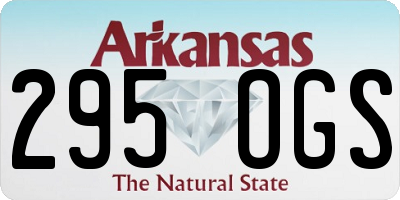 AR license plate 295OGS