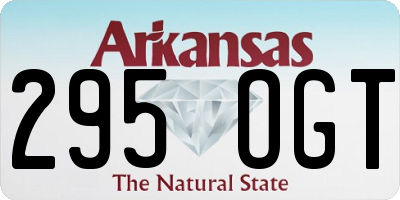 AR license plate 295OGT