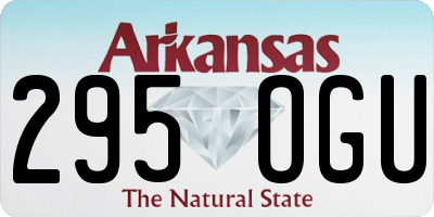 AR license plate 295OGU