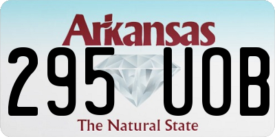 AR license plate 295UOB