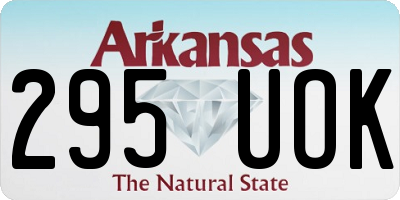 AR license plate 295UOK