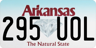 AR license plate 295UOL