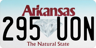 AR license plate 295UON