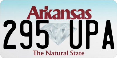 AR license plate 295UPA