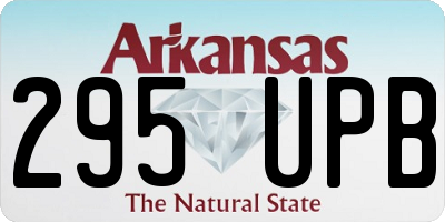 AR license plate 295UPB