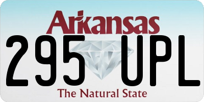 AR license plate 295UPL