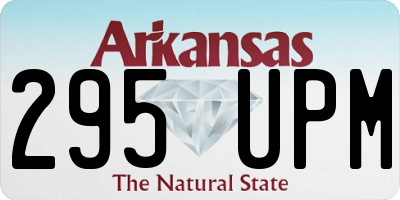 AR license plate 295UPM