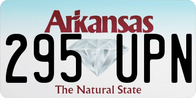 AR license plate 295UPN