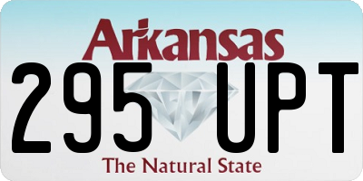 AR license plate 295UPT