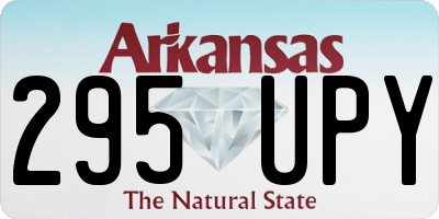 AR license plate 295UPY