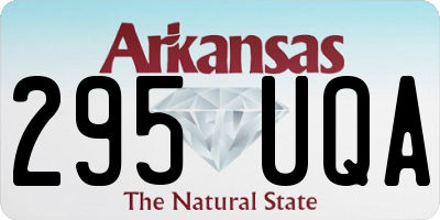 AR license plate 295UQA