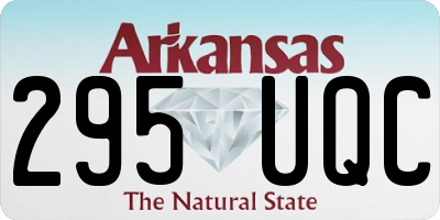 AR license plate 295UQC