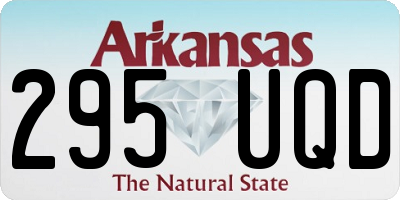 AR license plate 295UQD