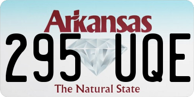 AR license plate 295UQE