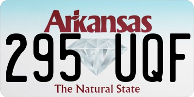 AR license plate 295UQF