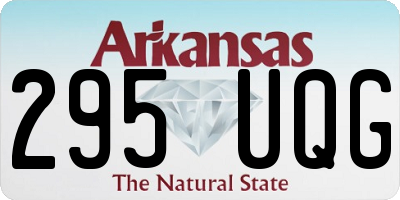 AR license plate 295UQG