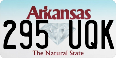 AR license plate 295UQK
