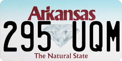 AR license plate 295UQM
