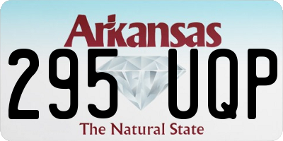 AR license plate 295UQP