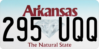 AR license plate 295UQQ