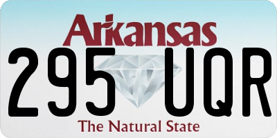AR license plate 295UQR