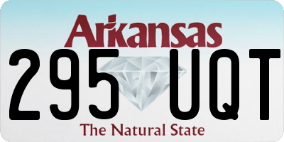 AR license plate 295UQT