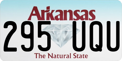 AR license plate 295UQU