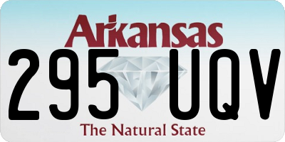 AR license plate 295UQV