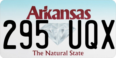 AR license plate 295UQX