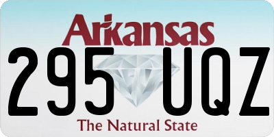 AR license plate 295UQZ