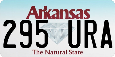 AR license plate 295URA