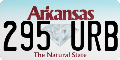 AR license plate 295URB