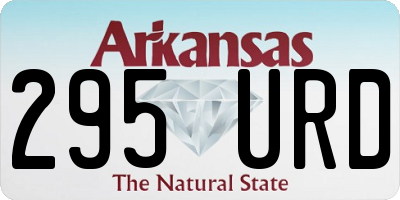 AR license plate 295URD