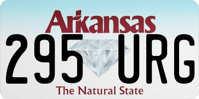 AR license plate 295URG