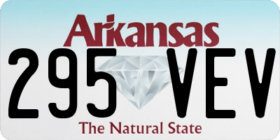 AR license plate 295VEV