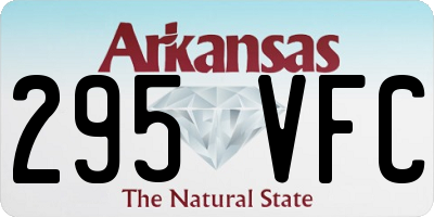 AR license plate 295VFC
