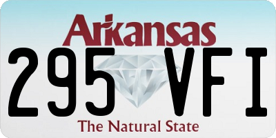 AR license plate 295VFI