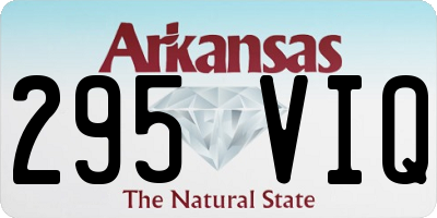 AR license plate 295VIQ