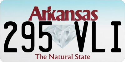 AR license plate 295VLI