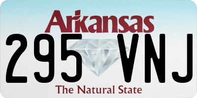AR license plate 295VNJ