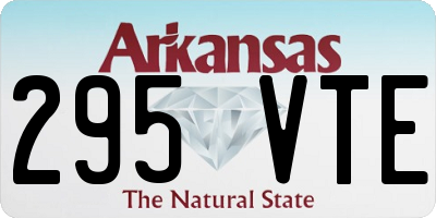 AR license plate 295VTE
