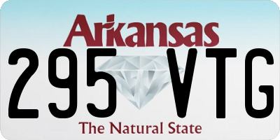 AR license plate 295VTG